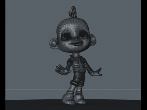 vanellope von schweetz rigget 3D 模型