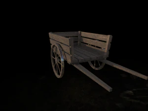 medieval cart 3D Model