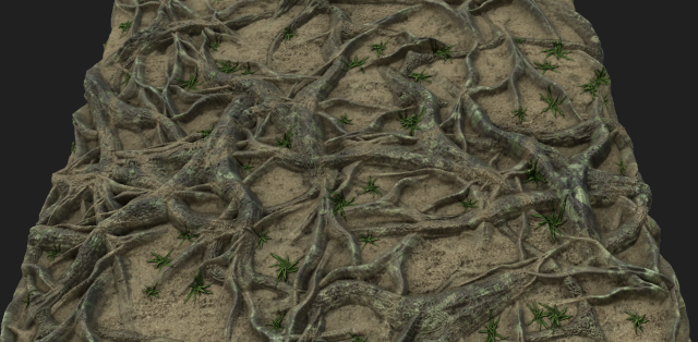 roots CG Textures .c4d .max .obj .3ds .fbx .stl .blend 