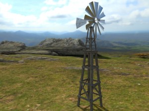 old windmill 3D 모델