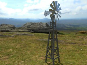 alte Windm&uuml;hle 3D Modell