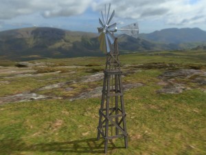 old windmill 3D Model
