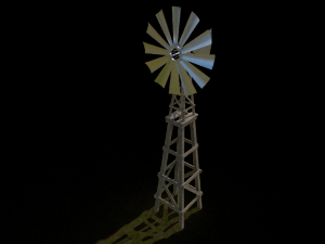 old windmill 3D Model