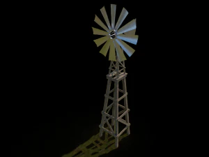 old windmill 3D Model