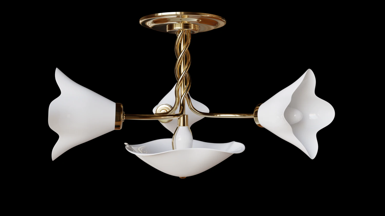 chandelier 3D Model .c4d .max .obj .3ds .fbx .stl .blend 