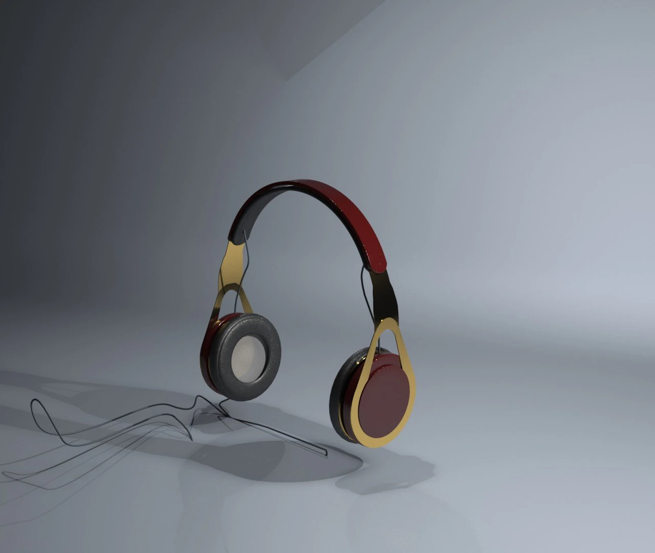 headphones 3D Model .c4d .max .obj .3ds .fbx .stl .blend