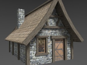 medieval house 3D Модель