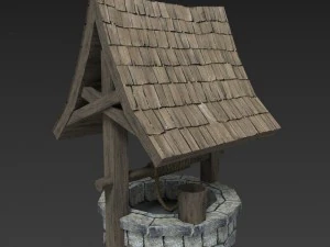 medieval well 3D 모델
