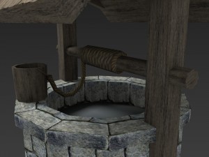 medieval well 3D Модель