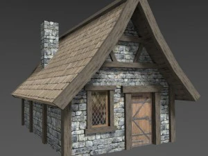 medieval village pack 3D Model