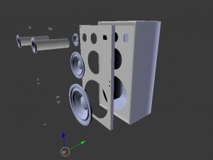 speaker system 3D Модель