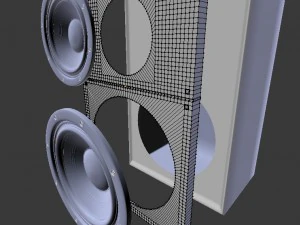 speaker system 3D Model