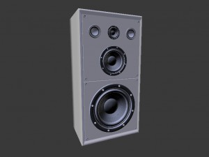 speaker system 3D Модель