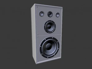 speaker system 3D Model