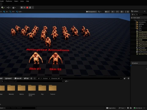 Flesh Mutant Monster 3D Model