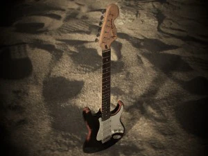 guitar stratocaster high-poly pbr 3D Model