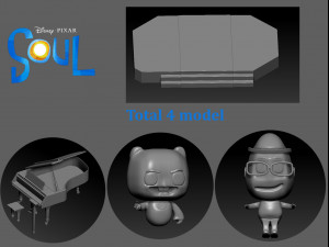 the soul movie pixar 3d print model 3D-printmodel