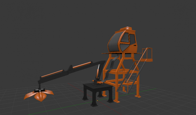 pickuptrash Model 3D .c4d .max .obj .3ds .fbx .stl .blend 