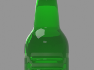 cap flip top bottle Modelo 3D