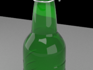 cap flip top bottle Modelo 3D