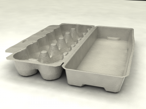 dozen eggs tray 3D 모델