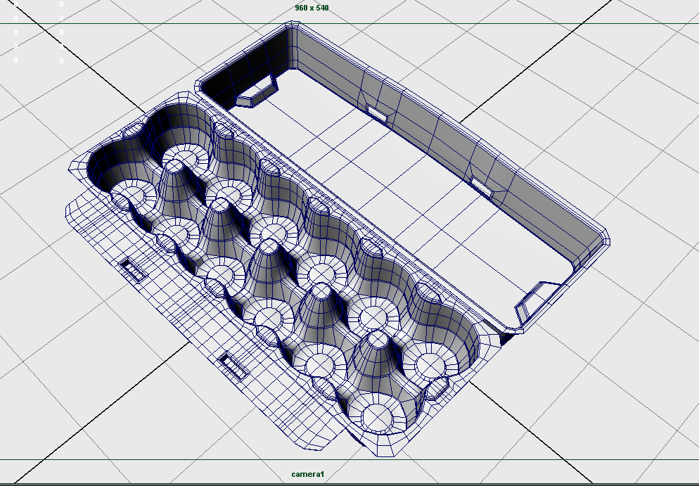 Dozen Eggs Tray 3D Модель In Разное 3DExport