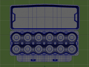 dozen eggs tray 3D 모델