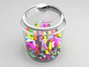 Jellybeans 3D Model