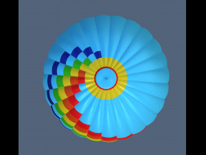 hot air balloon Modèle 3D