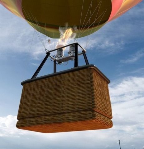 hot air balloon Modèle 3D .c4d .max .obj .3ds .fbx .stl .blend