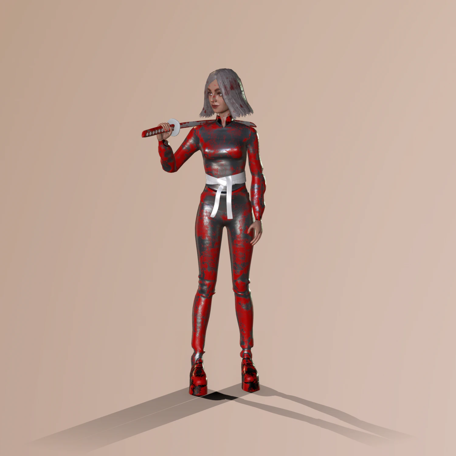 female 3D Model .c4d .max .obj .3ds .fbx .stl .blend