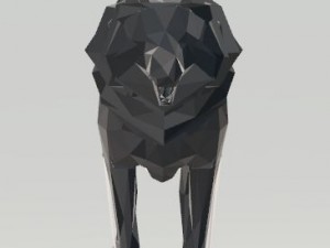 wolf low poly 3D Model