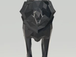 wolf low poly 3D Model