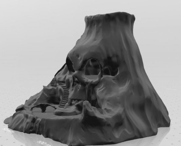 skull island 3D Model .c4d .max .obj .3ds .fbx .stl .blend 