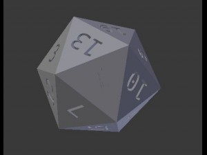 dice 3D Model