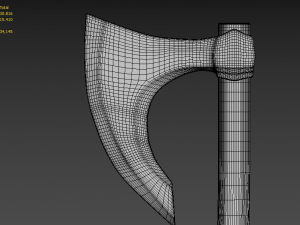 bearded axe 3D Model