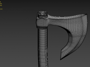 bearded axe 3D Model