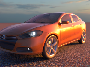 blender american muscle cars pack Model 3D