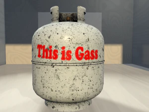 dirty gas container 3D Model