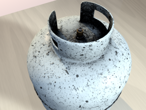 dirty gas container Modèle 3D