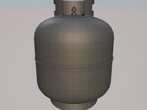 dirty gas container Modèle 3D