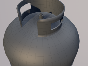 dirty gas container Modèle 3D