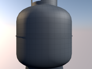 dirty gas container Modèle 3D