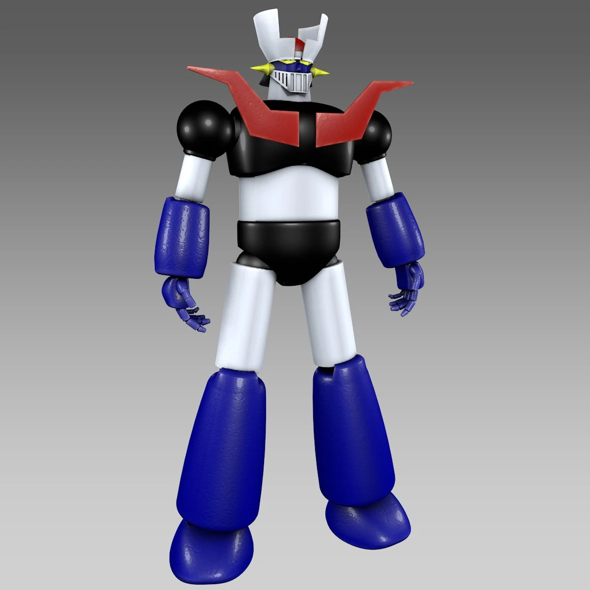 Mazinger z 3D Model .c4d .max .obj .3ds .fbx .stl .blend