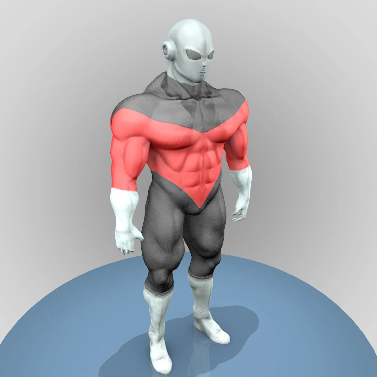 jiren 3d dragon ball super 3D Model .c4d .max .obj .3ds .fbx .stl .blend 