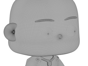 mini saitama one punch man big head 3Dモデル