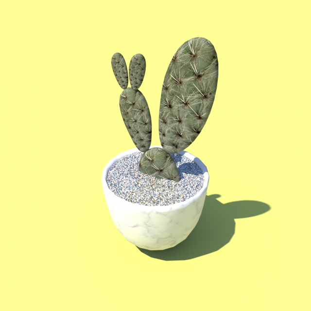 nopal 3D Model .c4d .max .obj .3ds .fbx .stl .blend 