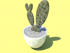 nopal Modelo 3D