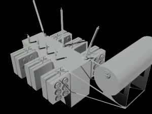 transformador 130mva Modelo 3D