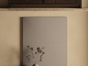 rh wyeth split bamboo media sideboard 3D Model